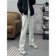 tracksuit man tracksuit seluar track perempuan Sweatpants Zipper Slit Slightly High Street Slimmer L