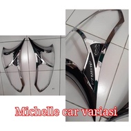 garnish depan avanza 2015 - 2017 chrome