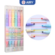 2 Colors Highlight In One Stick Chosch (Pack Of 6) Highlighter Stationery Model H753-6