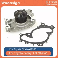 Engine Water Pump With Gasket Fit 3.0 3.3 L For Toyota Lexus Avalon Highlander Camry 1MZ-FE 3.0L 3.3