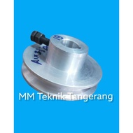 Pully A1 x 3.5 inch AS 0, 8, 10, 12, 14, 15, 16, 17, 18, 19, 20, 22, 24, 25, 1", 28, 30, 32 mm Alumi