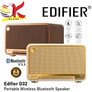 Edifier D32 Vintage Retro Bluetooth Speaker with AirPlay 2 / Classic Design High-Fidelity Desktop Wi