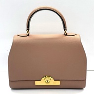 MOYNAT 藕粉色牛皮手提斜背2WAYS包 REJANE（有燙印字母）
