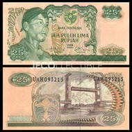 Uang Kuno 25 Rupiah 1968 Seri Sudirman UNC UNC-