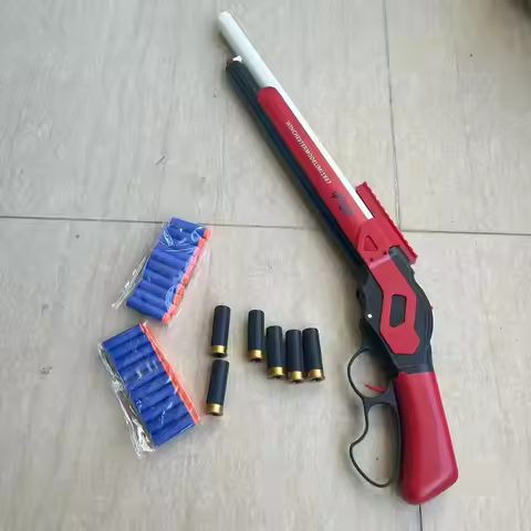 M1887 Winchester 1887 Shell-Throwing Soft Bullet Gun Fire Shotgun Toys Blaster Gun Weapon For Shooti