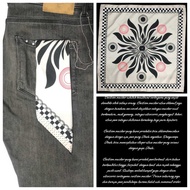 CAPITAL - Multifunctional one-eye slayer motif bandana scarf - skena style fashion accessories