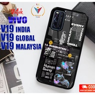 HP Case glossy Softcasehp For VIVO V19 India V19 Global V19 Malaysia PCKTA Silicone glass Casing Han