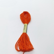 10 Skeins DMC 720 721 722 725 726 727 728 729 730 732 Thread Cross Stitch Premium Rainbow Color Embr