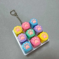 Silent Keyboard Fidget Toy,Fidget Keyboard For Stress Relief Cat's Paw Keyboard Fidget