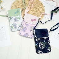 Cute Bow Fabric Small Bag Female Mobile Phone Bag Crossbody Bag Mobile Phone Small Shoulder Bag Mini