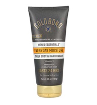 Gold Bond Mens Essentials Daily Body & Hand Cream Normal To Dry Skin 6.5 oz (184 g)