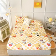 New Fitted Bedsheet PremiumThicken Sanded Bed Sheet Single Queen King Size Suit Height Fully Wrapped Mattress Pad Cover Decor