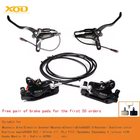 XOD Hydraulic Disc Brake, Electric Scooter Accessories, H800, H880 for KUKirin G2 MAX