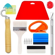 13Pcs Complete Wallpaper Tools Kit Wallpaper Smoother Tools for Wallpaper, Car Vinyl Wrap, Window Fi