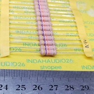 PINK 47K 1W 5% copper feet resistor 47 k 1 watt 47 kilo ohm 1 w 1watt 5 percent 47k 1w