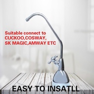 Stainless steel Goose-neck Portable Faucet ( Suitable for Cuckoo and others water purifier.)