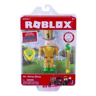 Terbaik Roblox Original Mr.Bling Bling Exclusive Virtual Item Figure