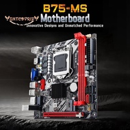 B75 MS Desktop Motherboard LGA 1155 2XDDR3 Slots Up to 16G PCI-E 16X for Home Office B75 Motherboard Easy Install Easy to Use
