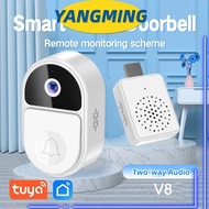 YANGYANG WIFI Video Doorbell Rechargeable Home Security IR Night Vision Camera Phone DoorBell