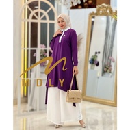 Fashion Muslim Terbaru Baju Setelan Wanita Setcel Muslimah Daily Set One Set Casual Mdly Gold Wudhu Frendly Sheila Set By Mdly