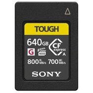【預購】【SONY】CEA-G640T 640G/GB 800MB/S CFexpress Type A TOUGH 高速記憶卡 適用A1 A7M4 A7S3(公司貨)