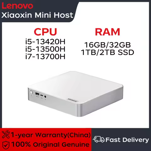 Lenovo mini PC xiaoxin mini host Intel CoreI5-13500H/I7-13700H 16/32GB DDR4 1T/2TB M.2 PCIE 4.0 SSD 