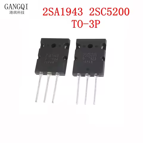 5PCS 2SC5200 TO-3P C5200 2SA1943 A1943 TO-3PL 2SA1943 A1943 2SA1302 SA1302 2SC3281 SC3281 Audio powe
