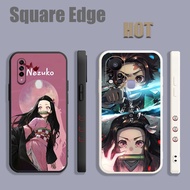 Casing For OPPO A55 A74 4G anime Demon Slayer Nezuko Tanjirou WZT23 Phone Case Square Edge