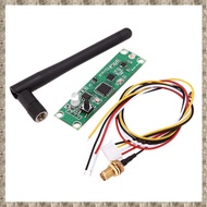 (RSDF) 2.4G Wireless Controller DMX512 Transmitter Receiver 2 in 1 PCB Module with Antenna for Built