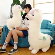Patung Alpaca Comel Anak Patung Bantal Plush Lembut Hadiah Hari Jadi Kanak-kanak Perempuan Hiasan Bi