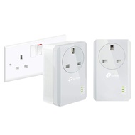 TP-LINK TL-PA4010P KIT AV600 (PASSTHROUGH) / TL-PA7017 KIT AV1000 (GIGABIT) POWERLINE STARTER KIT , 