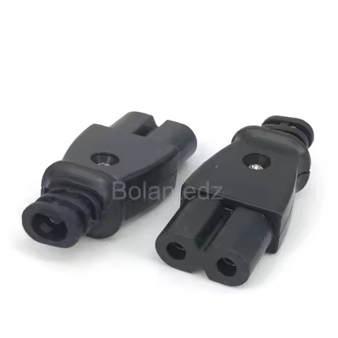 C8 male power socket C7 female plug power outlet embedded electric connector connector 35mm*15mm AC 