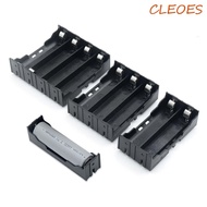 CLEOES Battery Box With Hard Pin DIY  Cases for 18650 Battery Storage Box ABS Battery Holder
