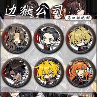 Limbus Company Badge chibi anime lapel pin Don Quixote Hong Lu Ryoshu Ishmael Badge metal backpack d