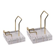 [trdfdv] Acrylic Display Holder, Display Easel Stands for Rock Mineral Agate Coral, Acrylic Display 