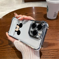For Honor 400 Pro 400 Lite 50 X30i Huawei P30 P40 Pro Soft Plated Edge Cute Mickey Pattern Phone Cas
