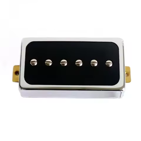 Donlis Low Noise P90 Single Coil Alnico 2/5 Magnet LP Guitar Pickup With Standard Humbucker Size Cov
