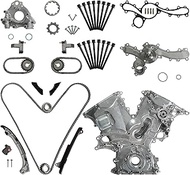 1GR-FE Engine Timing Chain Kit With Water Pump Oil Pump & Timing Cover Fit For Toyota 4Runner FJ Cru