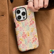 Feilin 2-in-1 Small pink flower for Iphone16/17promax/15/14pro Phone Case 13 Apple 12/11promax Xsmax