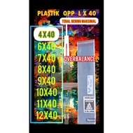 Opp Plastic 4x40 6x40 7x40 8x40 9x40 10x40 11x40 12x40 Souvenir & Handycrafts - Opp Plastic 4 x 40 /