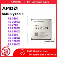 AMD Ryzen 5 2600 R5 2600X 3600 3600X 3500X R7 3800X 3700X 2700X 2700 Quad-Core Quad-Thread CPU Proce