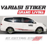 L25 sticker grand livina sticker Car livina sticker cutting livina