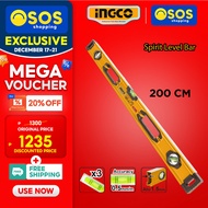 INGCO by OSOS Spirit Level Bar 200cm HSL08200