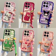 Casing HONOR X9A X6A kartun comel phone casing