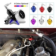 Universal 160psi Adjustable Aluminum Fuel Pressure Regulator Tomei Type With Original Gauge(Black)