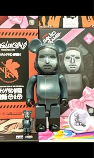 巜 MEDICOM TOY BE@RBRICK SQUID GAME 魷魚遊戲 FRONTMAN 100％ + 400％ SETS 》