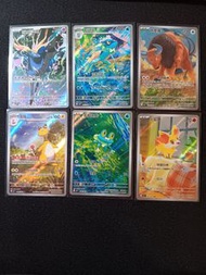 [繁中][PTCG]POKEMON CARD GAME 寶可夢卡牌[M4F][哲爾尼亞斯][呱頭蛙][呱呱泡蛙][肯泰羅][電龍][火狐狸](一套6張AR)