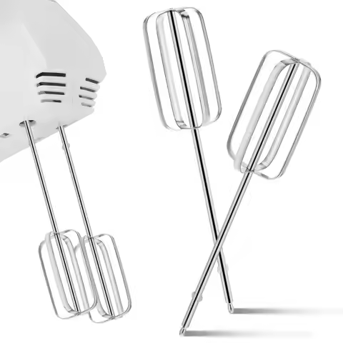 2pcs Stainless Steel Hand Mixer Beater rods, Hand Mixer Beaters For Mixer Parts Replacement, Hand Mi