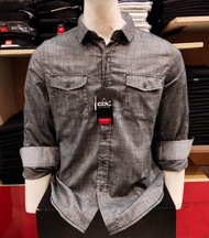 KEMEJA CDL BY CARDINAL JEANS SLIM WARNA HITAM LENGAN PANJANG KUALITAS PREMIUM