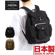 日本製 porter backpack 背囊 daypack rucksack 背包 day pack 書包 索繩 袋 bag 男 men 黑色 black PORTER TOKYO JAPAN